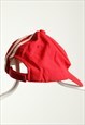 VINTAGE VANS SCRIPT BASEBALL STRAPBACK CAP RED