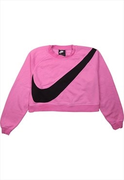 Vintage 90's Nike Sweatshirt Center Middle Swoosh Crew Neck