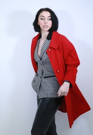 RED SWING COAT