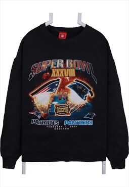 Vintage 90's NFL Sweatshirt Super Bowl XXXVIII Crewneck