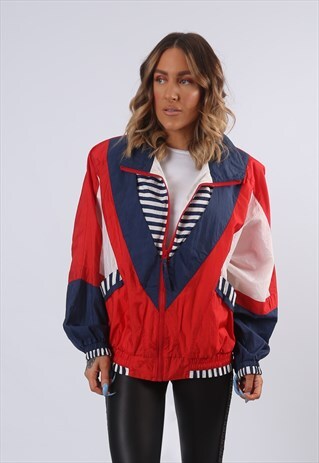 SHELL BOMBER JACKET PRINT OVERSIZED PATTERNED UK 14 (G6AA)