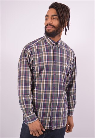 VINTAGE LACOSTE SHIRT CHECK MULTI