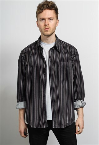 VINTAGE CORDUROY STRIPED SHIRT