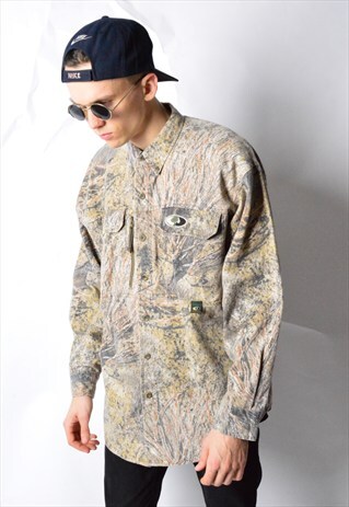 VINTAGE 90S CAMO ADVENTURE LONG SLEEVE SHIRT