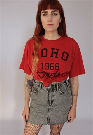 VINTAGE RED SOHO 1966 LONDON SHIRT