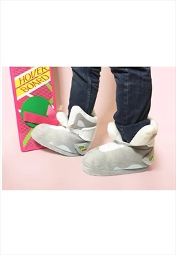 Back to the future Retro Unisex Novelty Sneaker Slippers