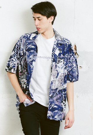 VINTAGE 90S PATTERNED SHIRT
