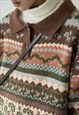 Men's floral sweater