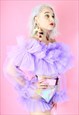 LILLAC TULLE RUFFLE TOP
