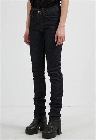 VINTAGE NAVY CROCKER DENIM JEANS