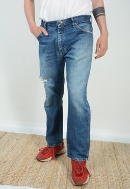 Vintage 90s Wrangler Jeans Blue Straight Fit
