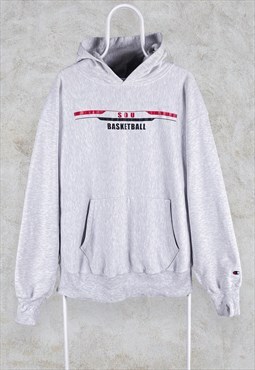Vintage Grey Champion Reverse Weave Hoodie XL