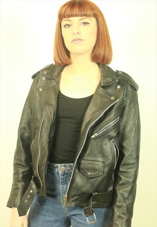 VINTAGE LEATHER 90S JACKET