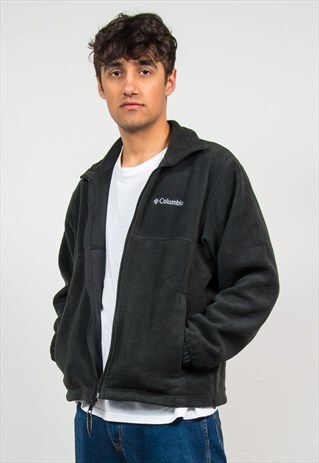 VINTAGE COLUMBIA BLACK FLEECE JACKET
