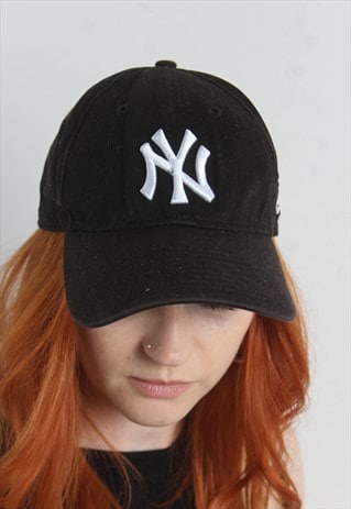 VINTAGE NEW YORK YANKEES BASEBALL CAP HAT BLACK