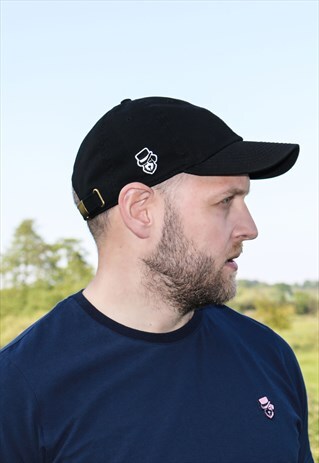 BLACK CHINO COTTON CAP