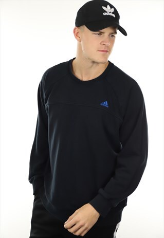 VINTAGE ADIDAS SMALL LOGO SWEATSHIRT JUMPER
