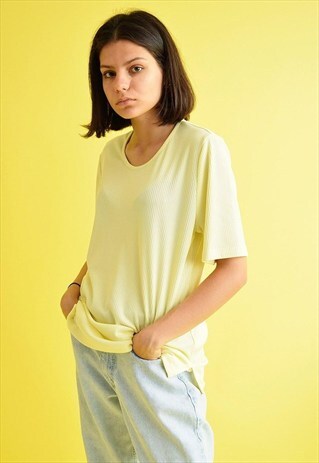 90'S RETRO PASTEL GRUNGE OVERSIZED JERSEY TOP BLOUSE TEE