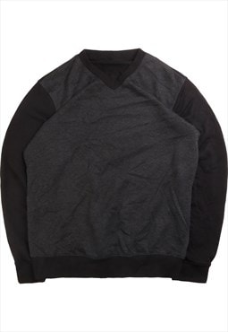 Vintage 90's Uniqlo Sweatshirt V Neck Plain