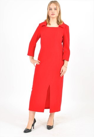 VINTAGE 90'S RED MAXI DRESS