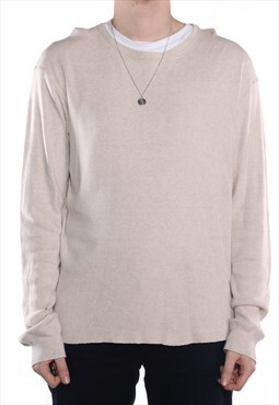 Vintage Ralph Lauren - Beige Crewneck Sweatshirt - XLarge