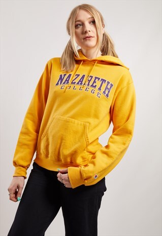 VINTAGE CHAMPION NAZARETH COLLEGE HOODIE