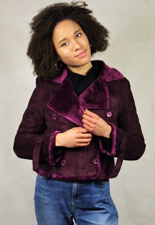 VINTAGE / SUEDE STYLE / JACKET