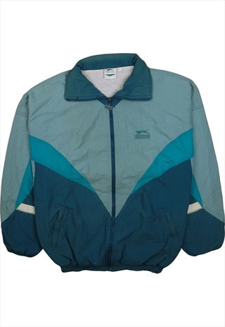 Vintage 90's Slazenger Windbreaker Lightweight Full Zip Up