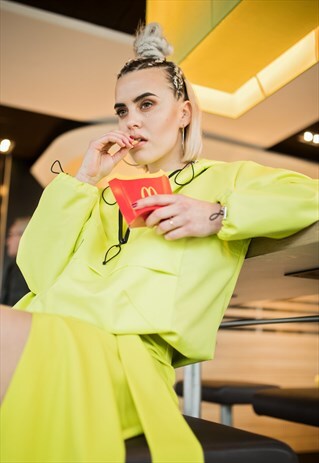ANORAK SOFTSHELL HOODIE LIME