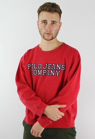 RALPH LAUREN POLO JEANS LOGO SWEATSHIRT