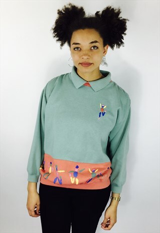 VINTAGE PASTEL 80S SWEATSHIRT