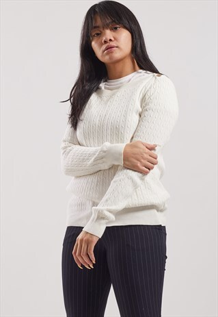 VINTAGE RALPH LAUREN CABLE KNIT JUMPER