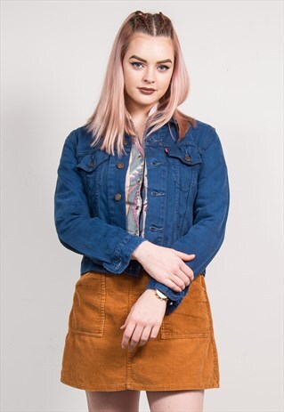 VINTAGE 90'S NAVY BLUE LEVI'S DENIM JACKET