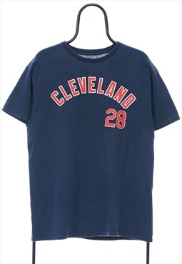 MLB Cleveland Guardians Navy Sports TShirt Womens