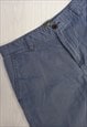 00'S SHORTS COTTON DENIM DARK BLUE 