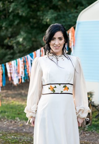 "HARVEST MOON" - FLOWER CHILD WEDDING DRESS