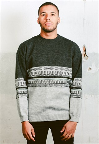 VINTAGE 90S PATTERNED JUMPER