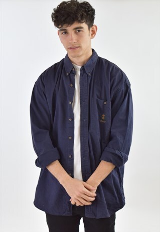 VINTAGE BLUE CHAPS 90S SHIRT