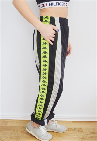 90S KAPPA POPPERS TRACKSUIT BOTTOMS /JOGGERS/TROUSERS