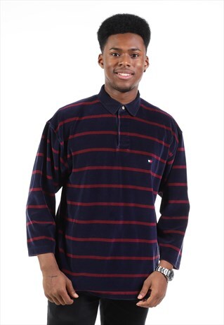 TOMMY HILFIGER 3/4 SLEEVE VELOUR T SHIRT
