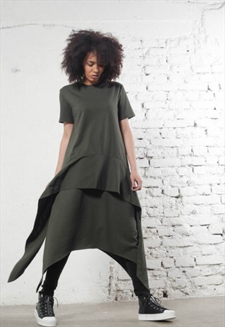 WRAP DRESS/ LAYERED DRESS/, COCKTAIL DRESS