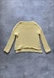 Light yellow knitted jumper 