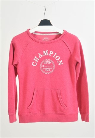 VINTAGE 90S CHAMION SWEATSHIRT IN PINK