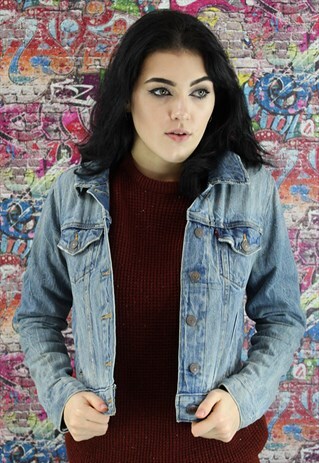 VINTAGE 80S LIGHT BLUE LEVI'S DENIM JACKET