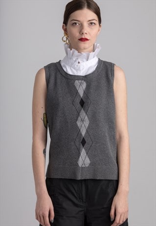 VINTAGE GREY GILET
