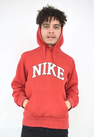 VINTAGE 90'S NIKE RED HOODIE
