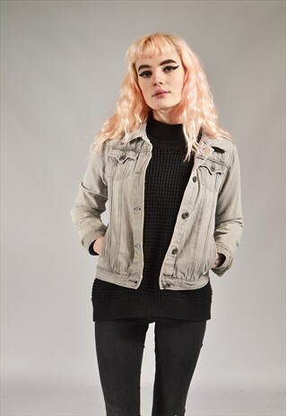 VINTAGE LEVI'S GREY DENIM JACKET