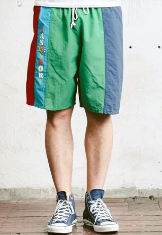 VINTAGE 90S BEACH SHORTS