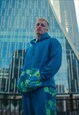 GRAPHIC PRINT Y2K RAVE HOODIE WITH BACK PATCH 