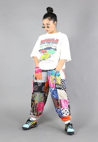 PATCHWORK SWEATPANTS / TROUSERS / JOGGERS